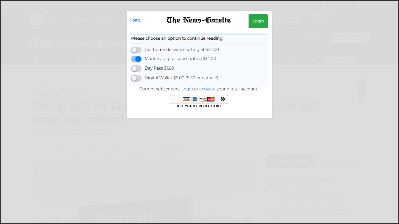 Cost of calls for Champaign County inmates to be cut ... - The News-Gazette